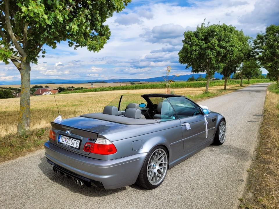 Svadobné auto na prenájom BMW M3 Cabrio-1