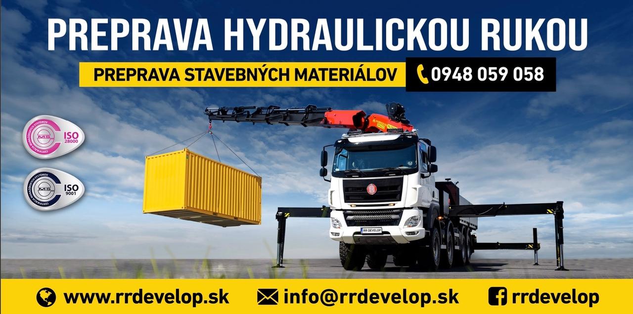 Preprava hydraulickou rukou foto 1